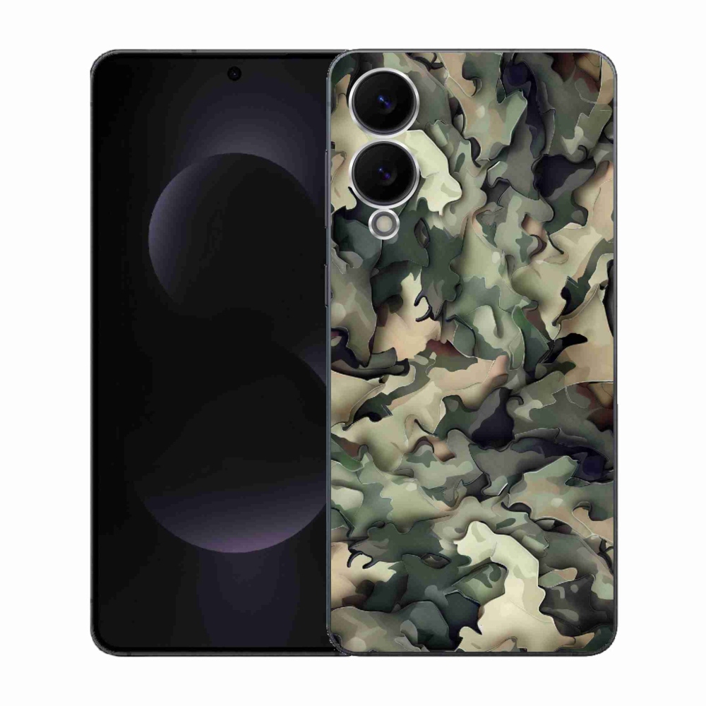 Zselés borítás mmCase Samsung Galaxy S25 Edge készülékhez - terepszínű minta 9