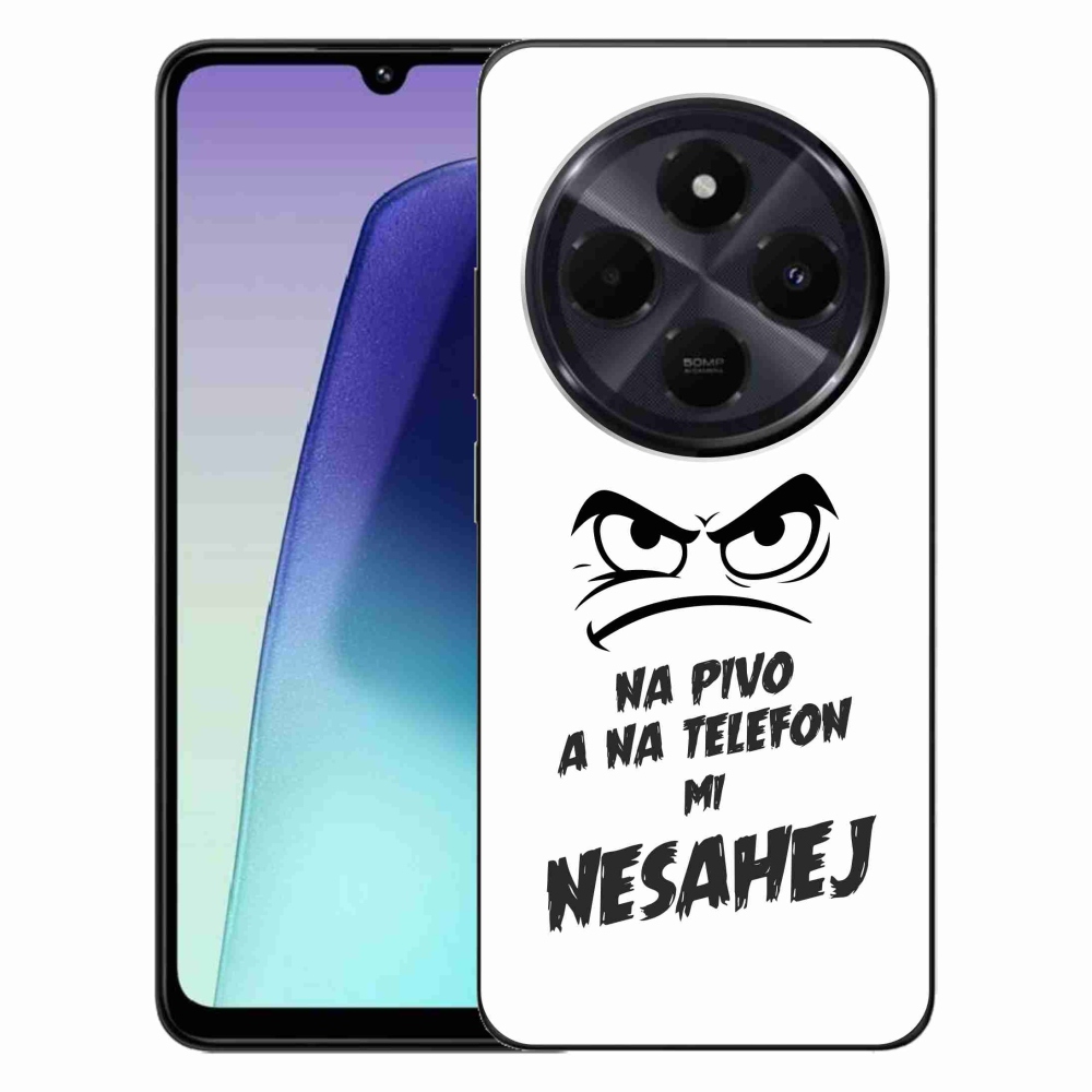 Gél borítás mmCase a Xiaomi Redmi 14C/Poco C75-hez - sör motívum 2 fehér háttérrel