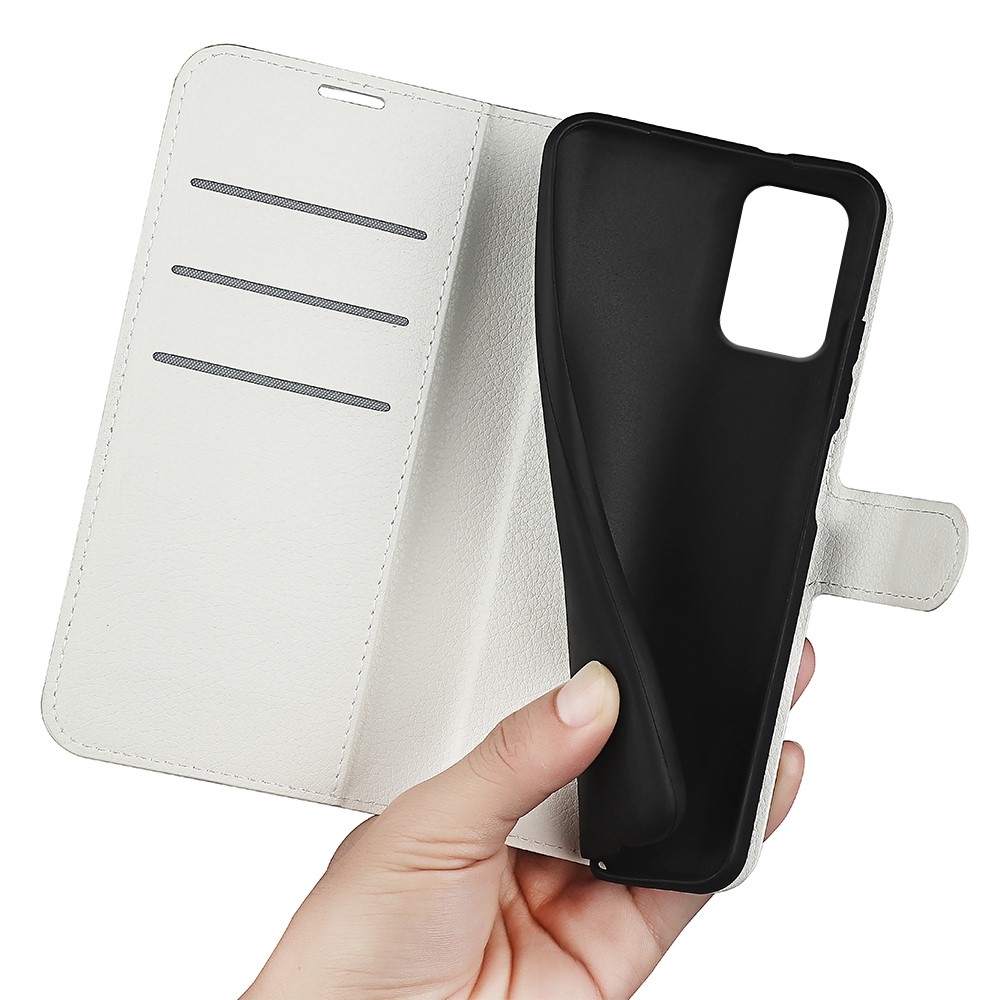 Litchi könyvtáska Nokia G42 készülékhez - fehér