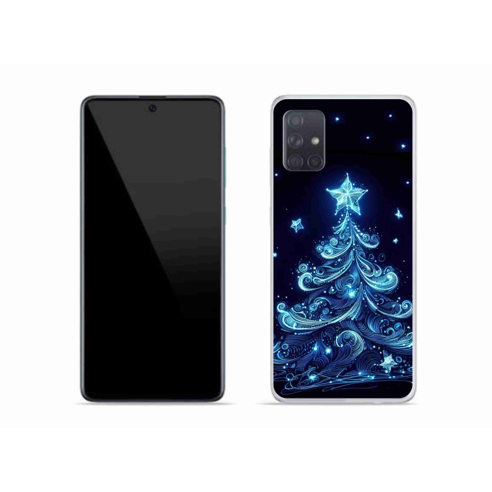 Gél borítás mmCase Samsung Galaxy A51 - neon karácsonyfa 4