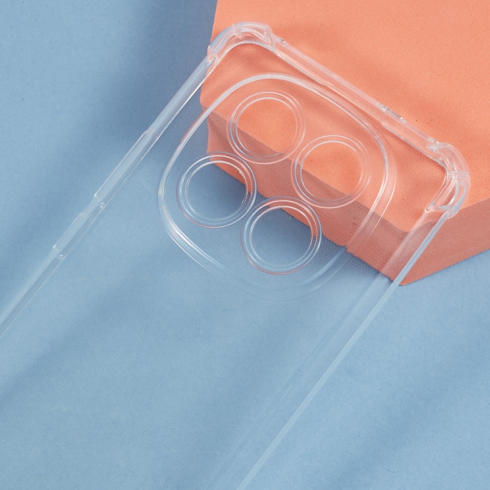 Átlátszó zselés tok zsinórral a Xiaomi Redmi Note 14 Pro+ 5G-hez