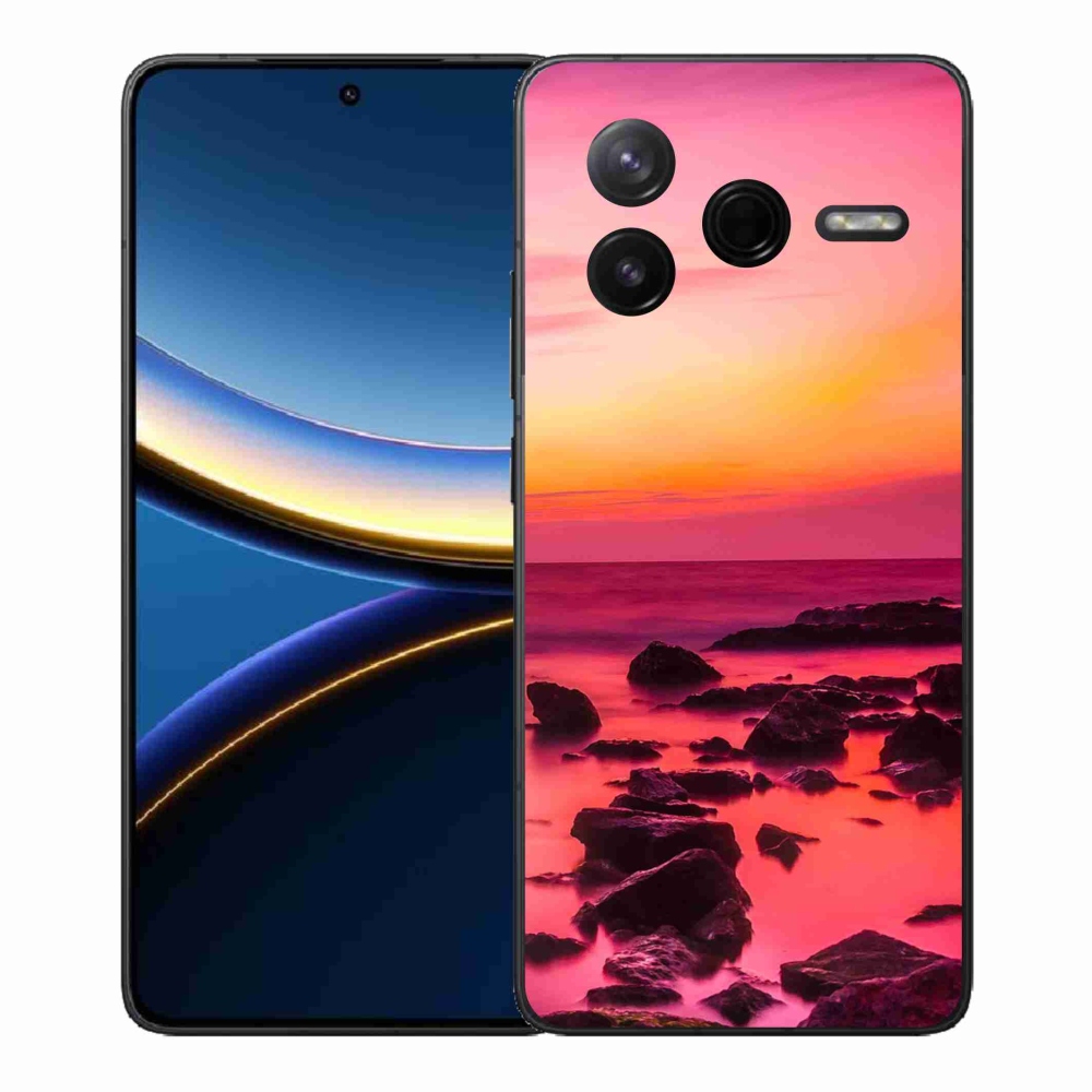 Gél borítás mmCase a Xiaomi Poco F7 Pro számára - tenger és ragyogás