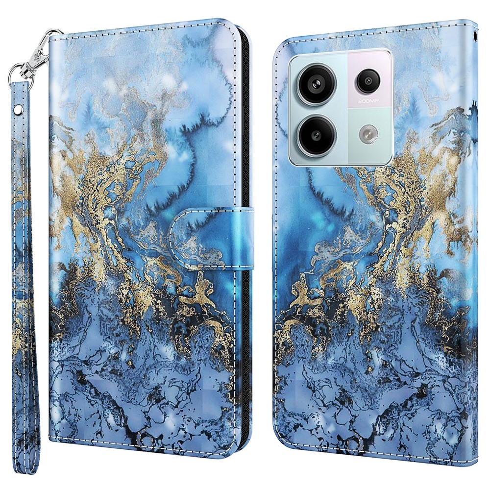 Nyomtatott könyv tok Xiaomi Redmi Note 13 Pro 5G/Poco X6 5G - absztrakt minta