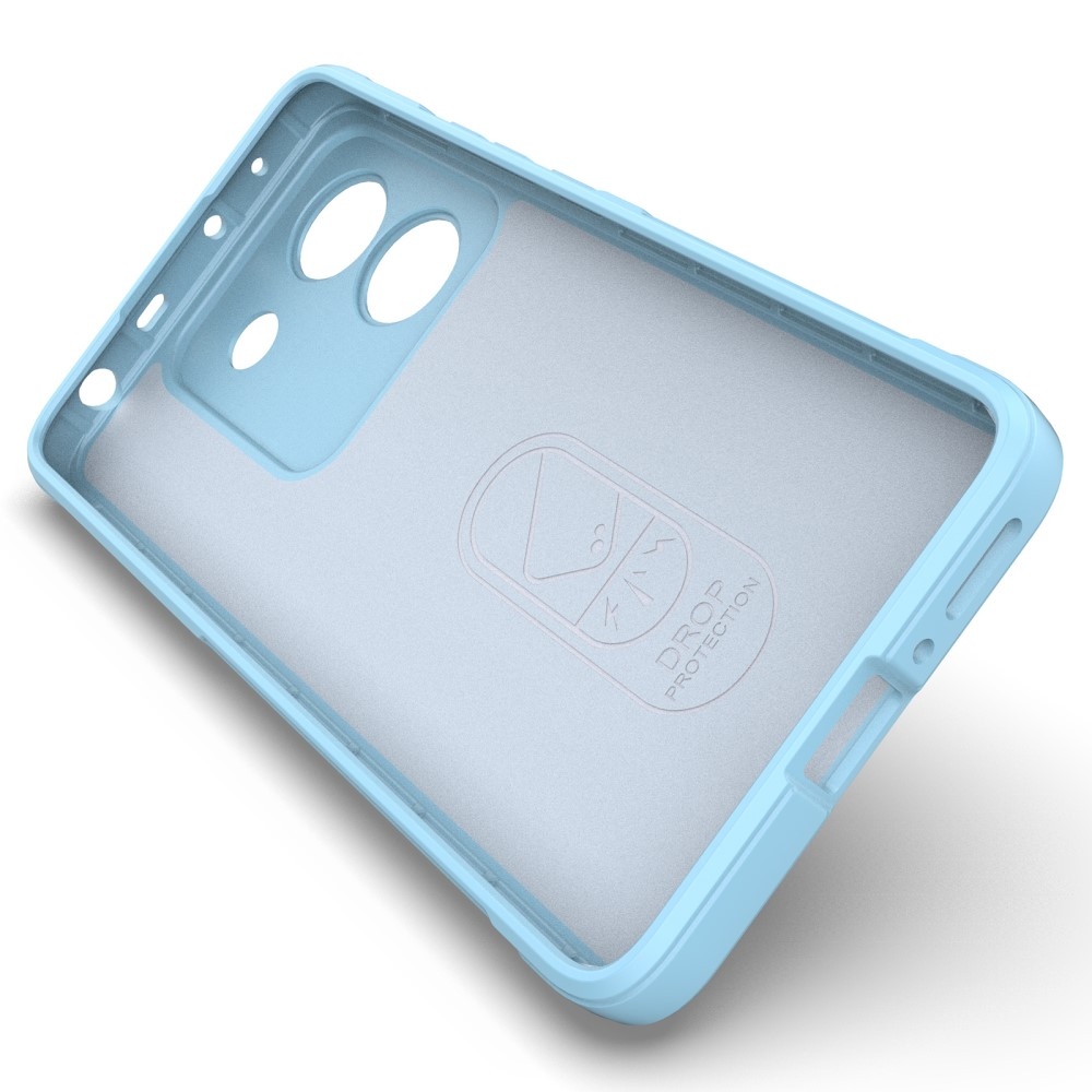 Rugg tartós zselés tok Xiaomi Poco M7 Pro 5G - világoskék színben