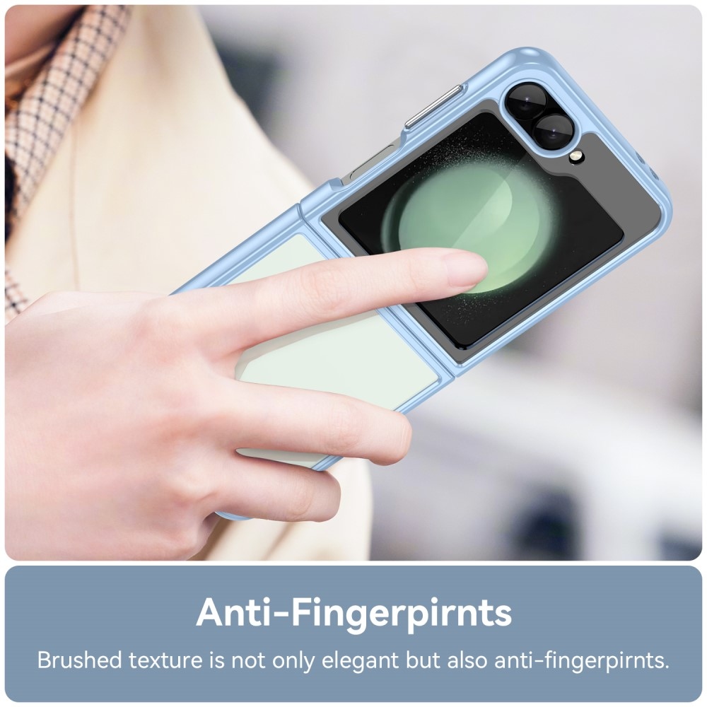 Gél tok kemény hátlappal Samsung Galaxy Z Flip6 5G készülékhez - kék