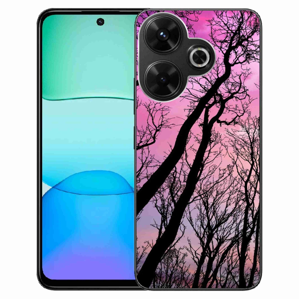 Gél tok mmCase a Xiaomi Redmi 13 4G/Poco M6 4G számára - kidőlt fák