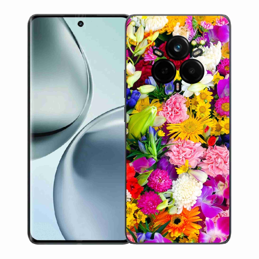 Gél borítás mmCase a Realme 14 Pro+ 5G számára - virág 12