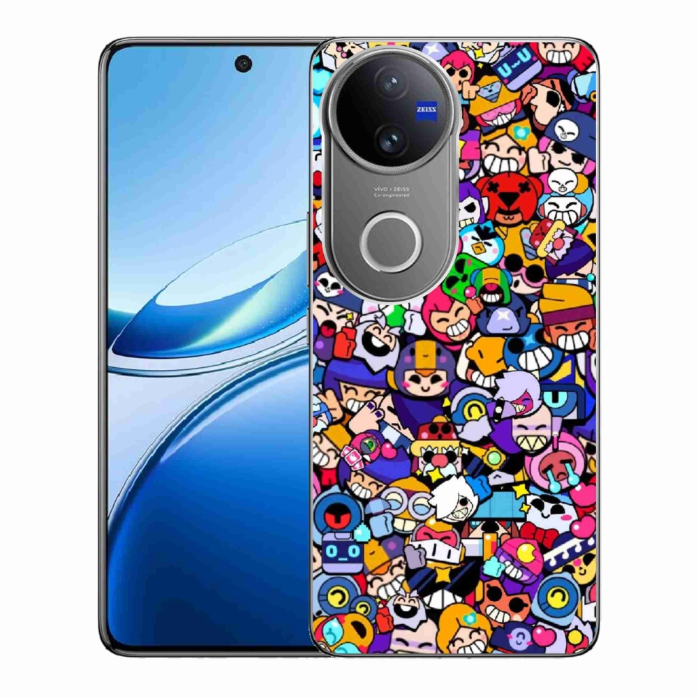 Gél borítás mmCase a Vivo V50 5G készülékhez - verekedős csillagok 2