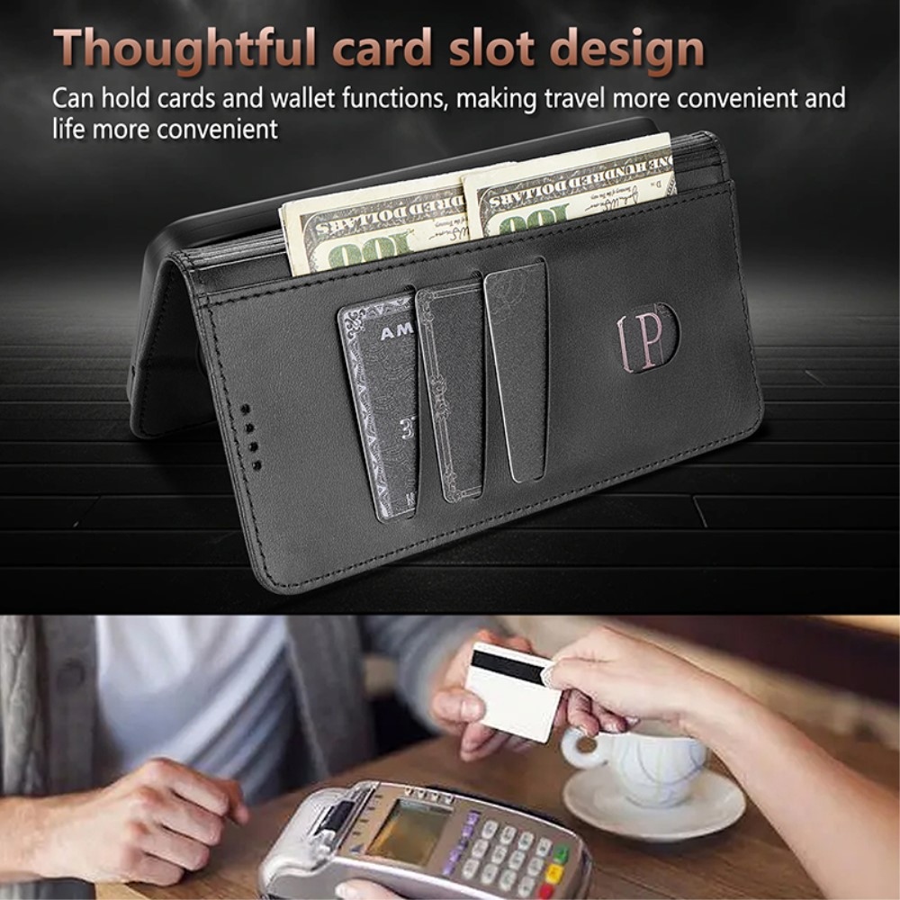 AZNS tok könyv tok Honor Magic 7 Pro 5G - fekete