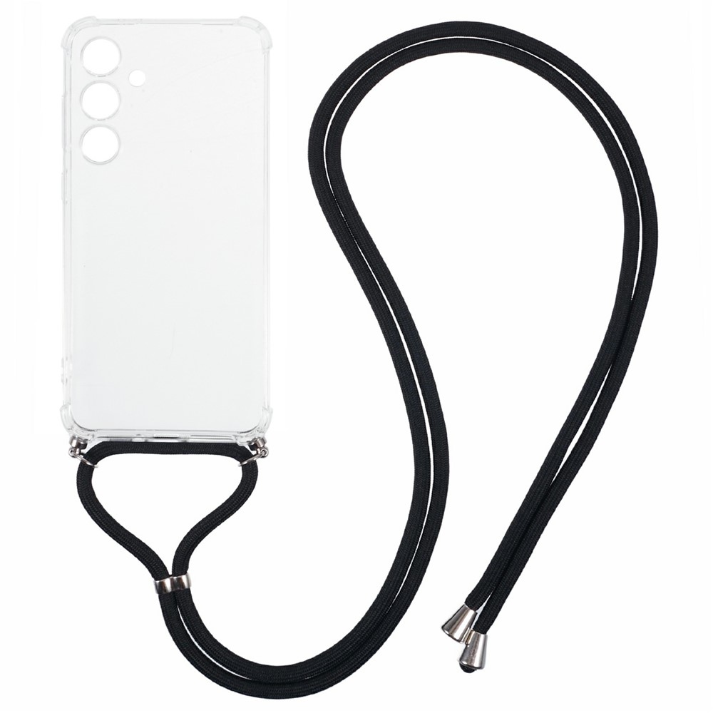 Átlátszó zselés tok húzózsinórral Samsung Galaxy S25 FE készülékhez
