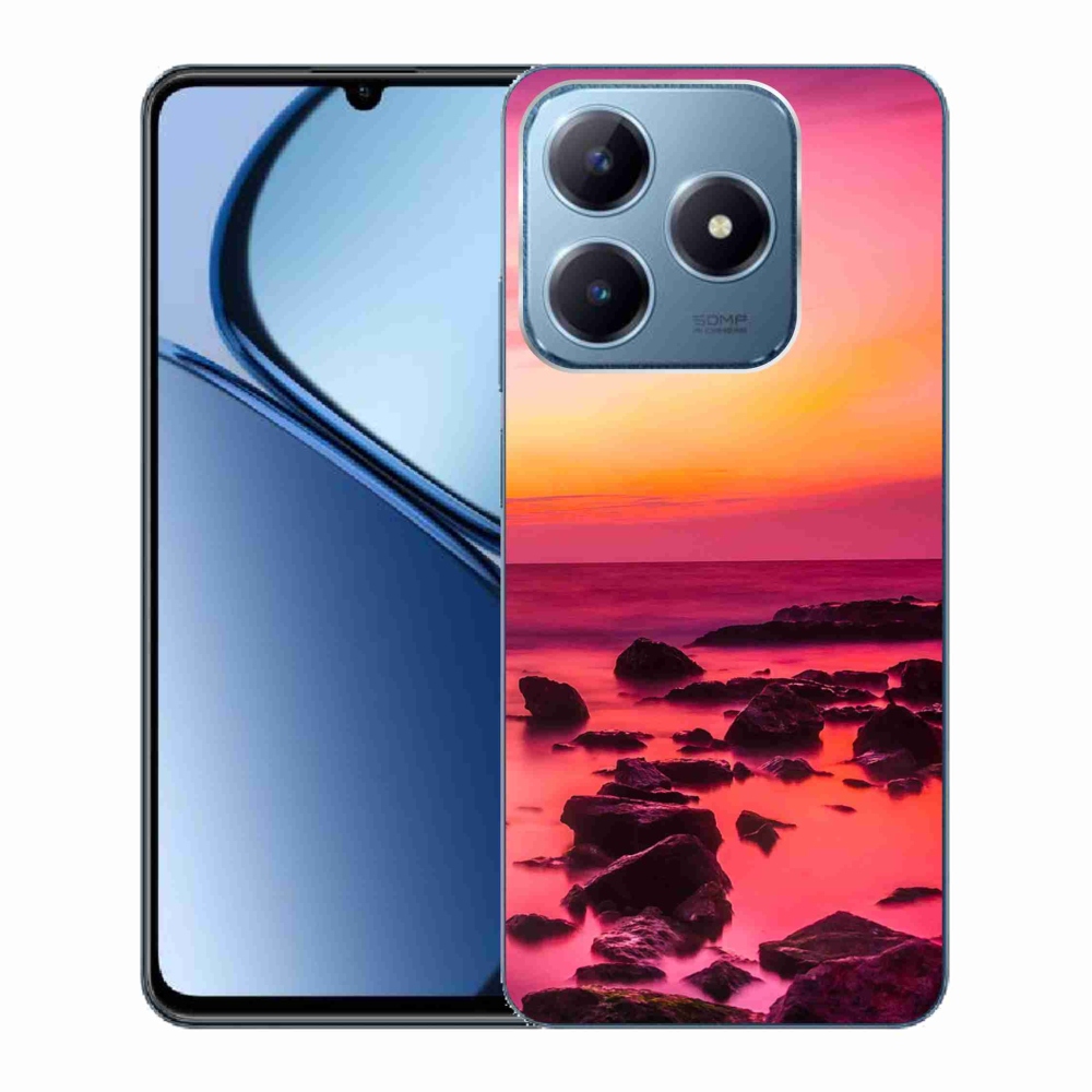 Gél borítás mmCase a Realme C63 készülékhez - tenger és ragyogás