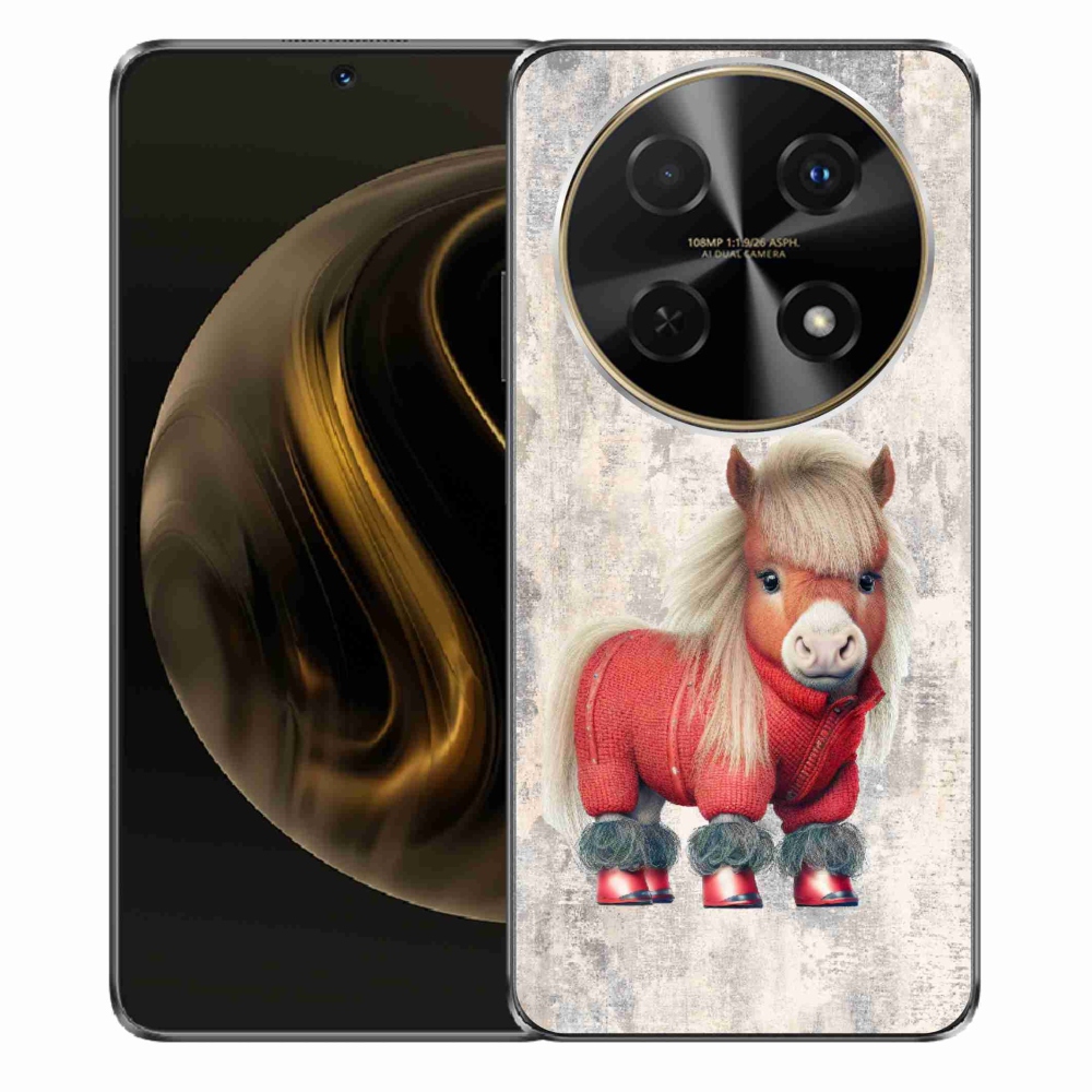 Gél borítás mmCase a Huawei Nova 12i készülékhez - póni pulóverben