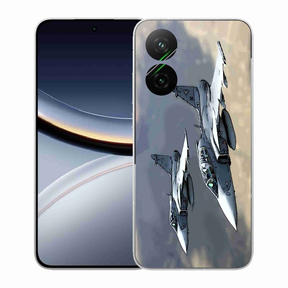 Gél borítás mmCase a Xiaomi Poco F7 5G számára - vadászrepülők