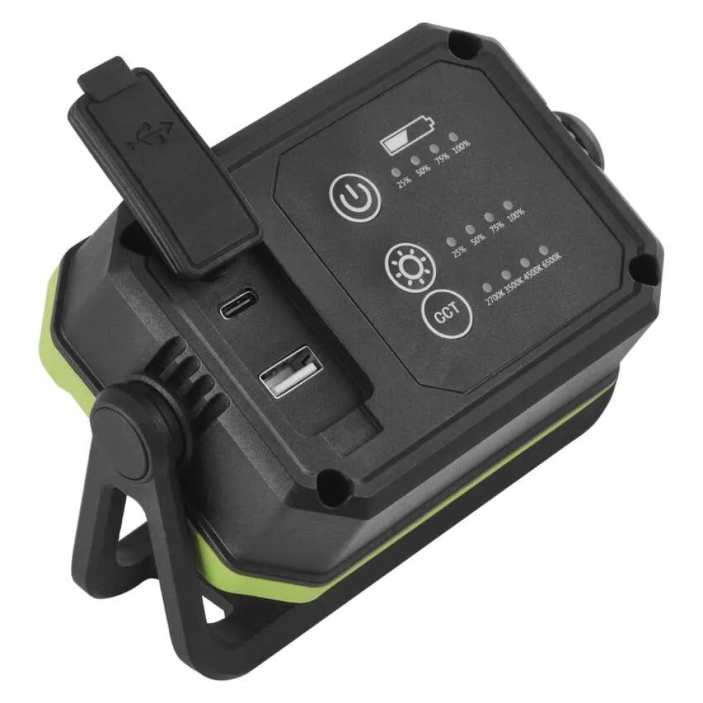 COB LED újratölthető munkalámpa P4542, 900 lm, 4400 mAh