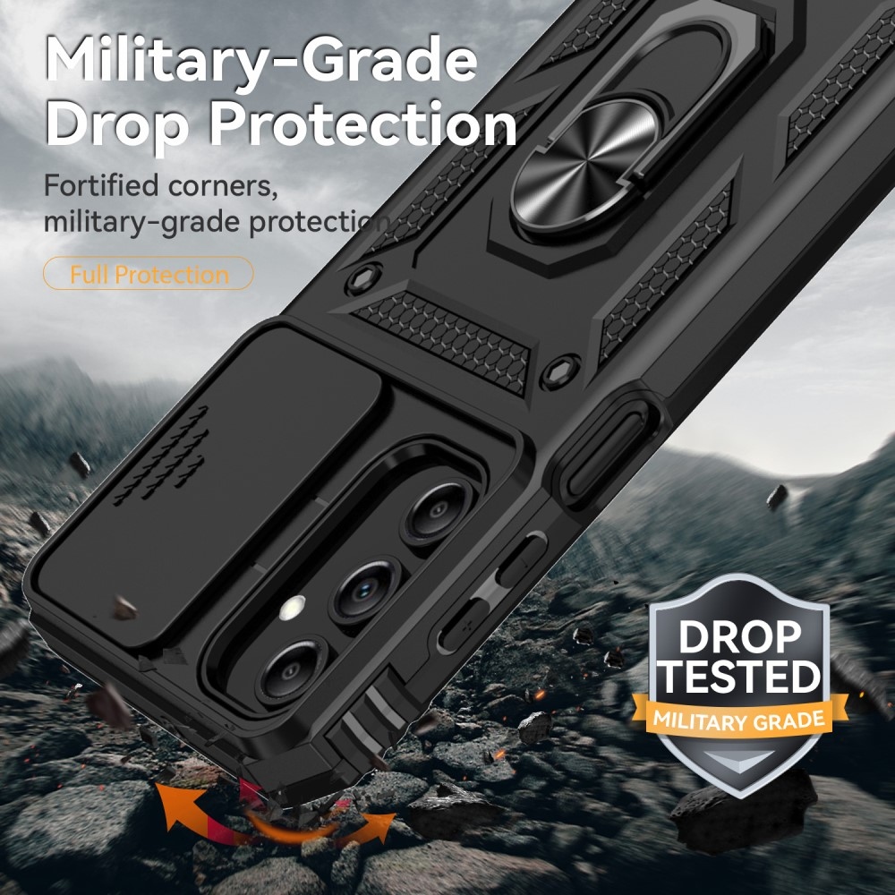 Csúszásálló borítás Samsung Galaxy A35 5G készülékhez - fekete