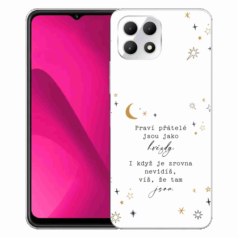 Gél borító mmCase a T-Mobile T Phone 2 készülékhez - idézet 6 fehér háttér