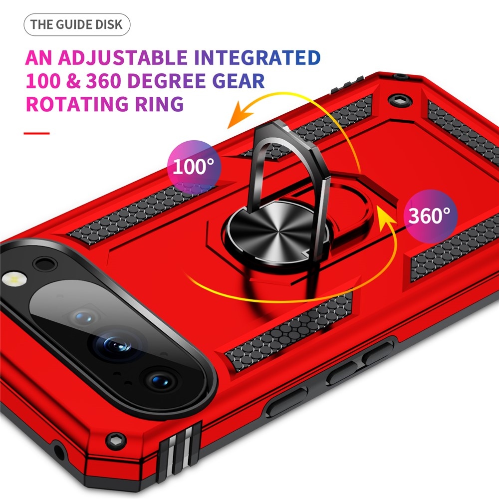 Gyűrűálló borítás Google Pixel 10 Pro/Pixel 10 készülékhez - piros