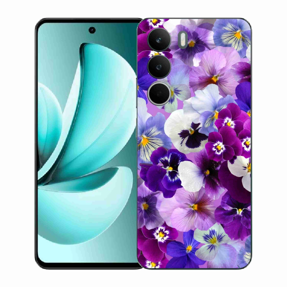 Gél borító mmCase a Realme C71 készülékhez - Virágok 9