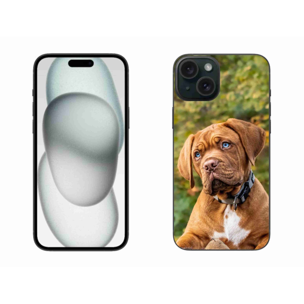 Zselés borítás mmCase iPhone 15 Plus készülékhez - kölyökkék