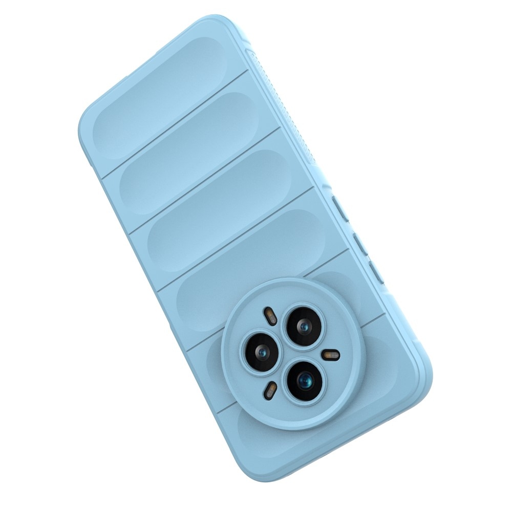 Rugg tartós zselés tok a Realme 14 Pro+ 5G készülékhez - világoskék színben