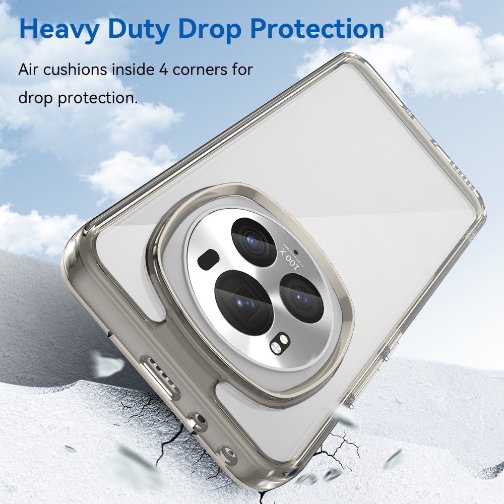 Gél tok kemény hátlappal a Honor Magic 6 Pro 5G készülékhez - szürke