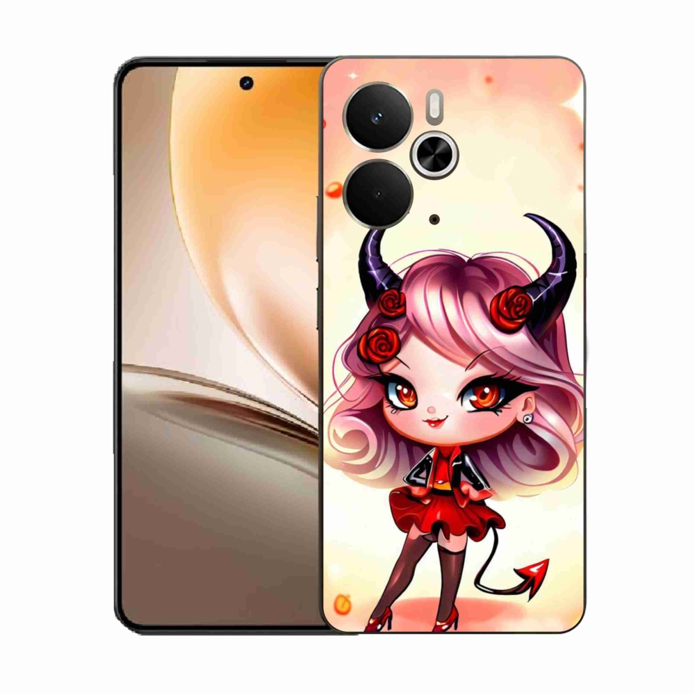 Gél borító mmCase a Realme 14 5G/14T 5G készülékhez - rajzfilm ördög