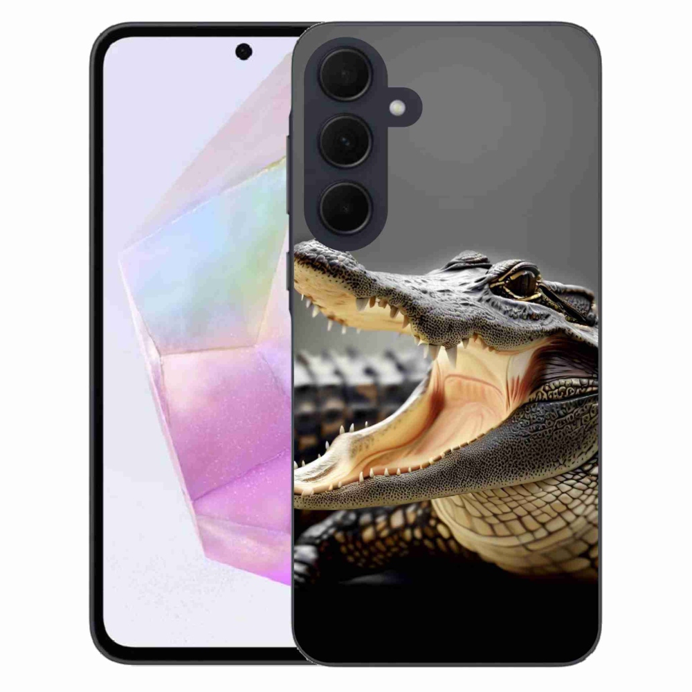 Zselés borítás mmCase Samsung Galaxy A35 5G - krokodil
