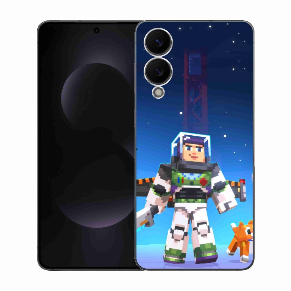 Gél borítás mmCase Samsung Galaxy S25 Edge készülékhez - minecraft 2