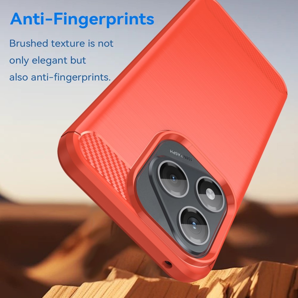 Szénálló zselés tok a Honor 400 Lite-hoz - piros