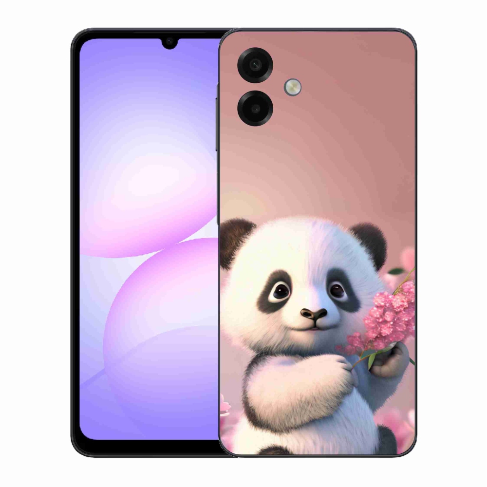 Gél borítás mmCase Samsung Galaxy A07 4G - aranyos panda