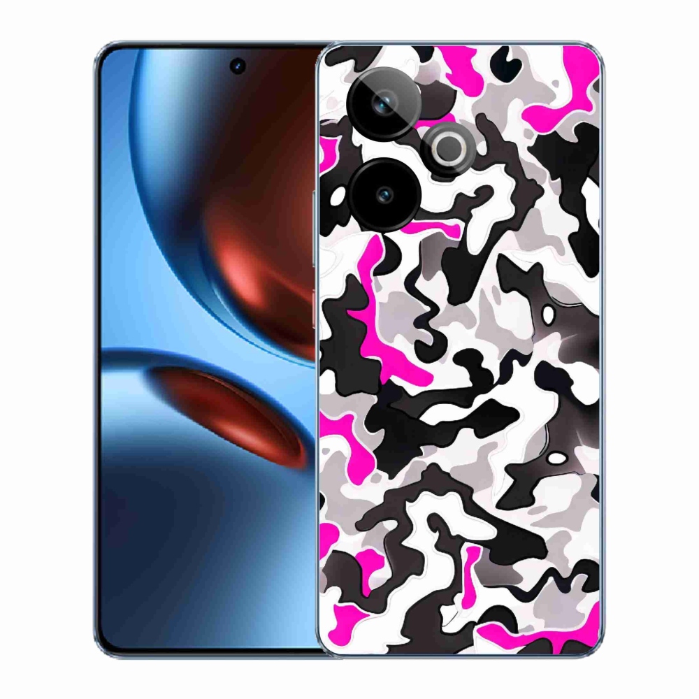 Rugalmas zselés tok mmCase képpel a Realme GT 7 5G/GT 7T 5G számára - terepszínű minta 5