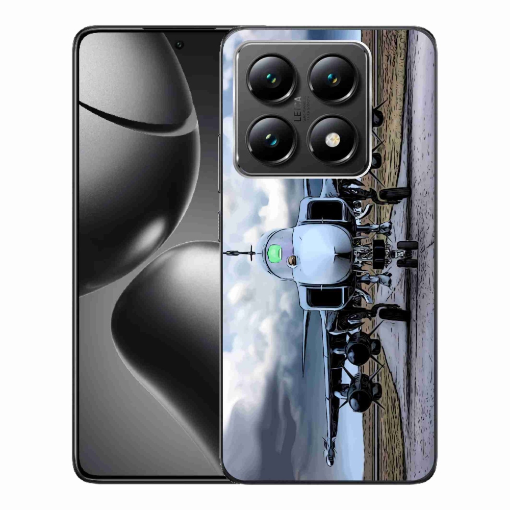 Gélburkolat mmCase a Xiaomi 14T számára - katonai repülőgépek