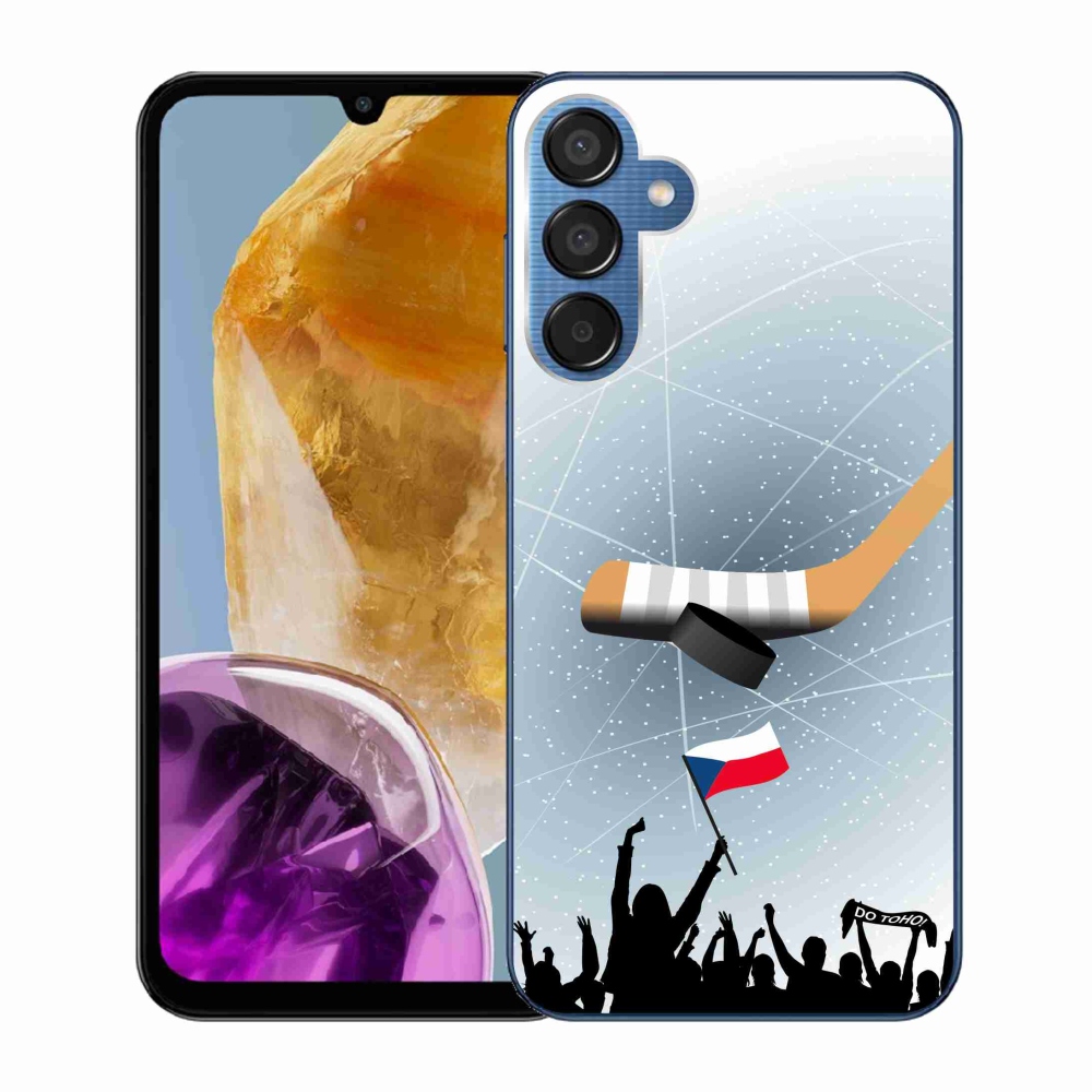 Zselés borítás mmCase Samsung Galaxy M15 5G - hoki szurkolóknak