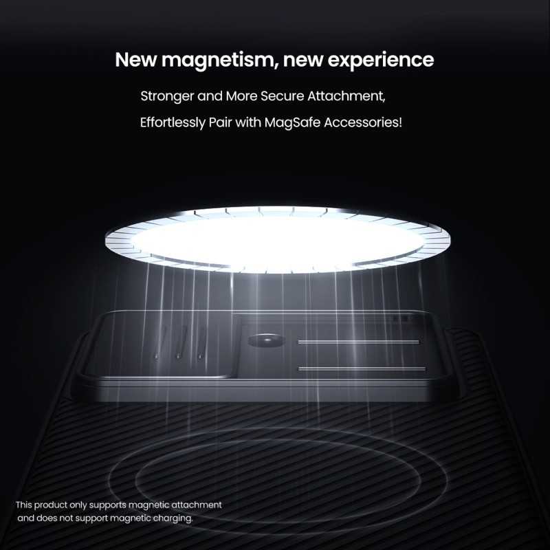 Nillkin CamShield PRO mágneses hátlap a Poco X7 Pro 5G számára Fekete