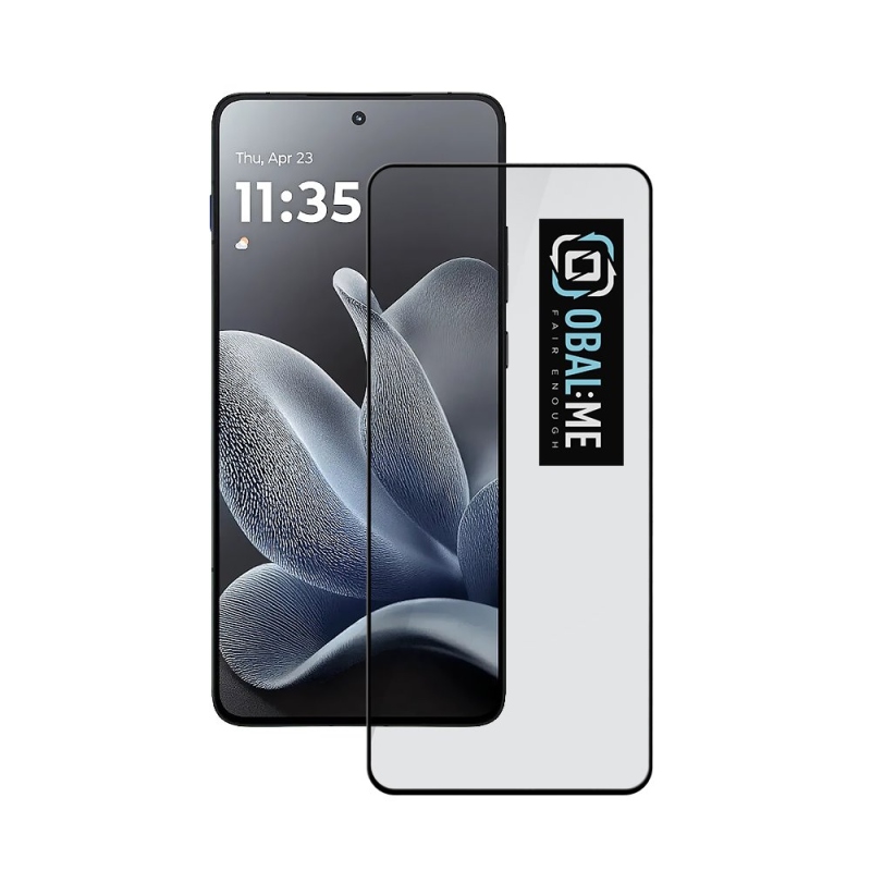 CSOMAG:ME 5D edzett üveg Motorola Edge 70 Fekete