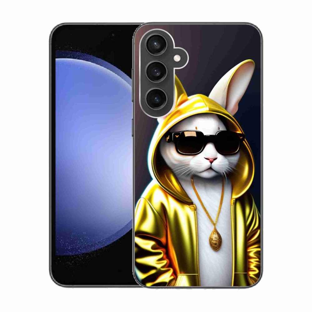 Zselés borítás mmCase Samsung Galaxy S23 FE - macskafőnök számára