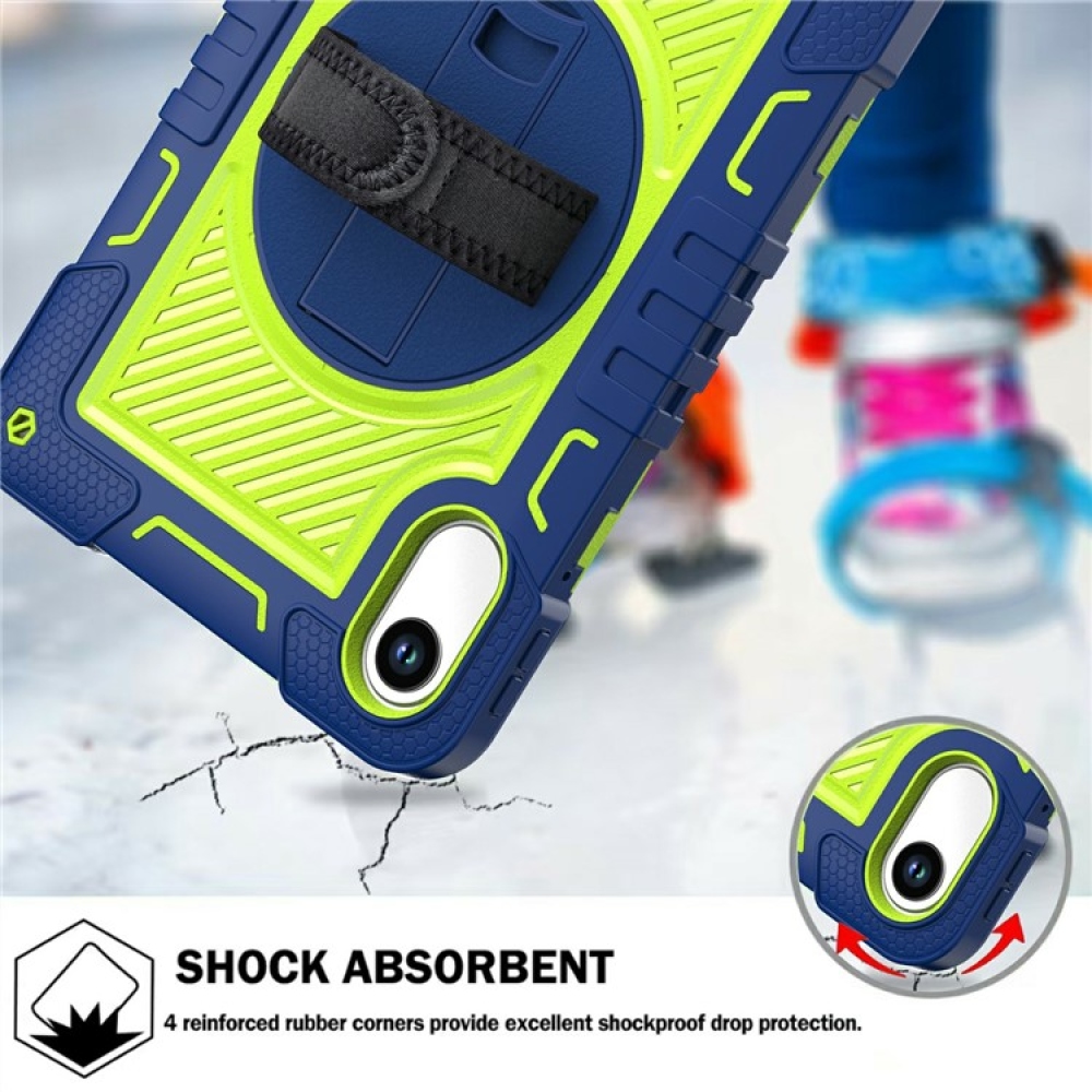 Strape tartós borító kézi fogantyúval és pánttal Xiaomi Redmi Pad 2 - kék/zöld