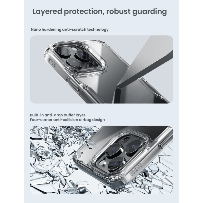 Nillkin Nature TPU PRO borítás Apple iPhone 16 Pro készülékhez Átlátszó