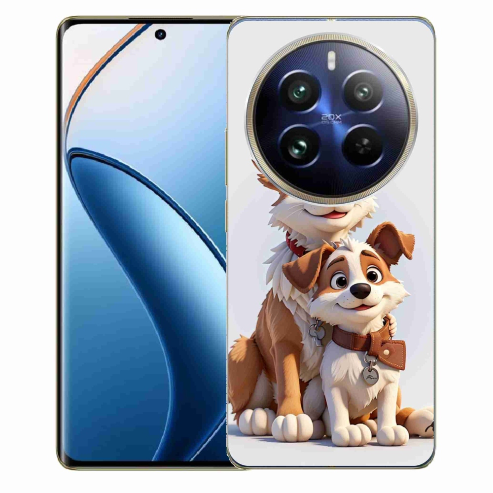 Zselés borítás mmCase a Realme 12 Pro 5G/12 Pro+ 5G - psi rajzhoz