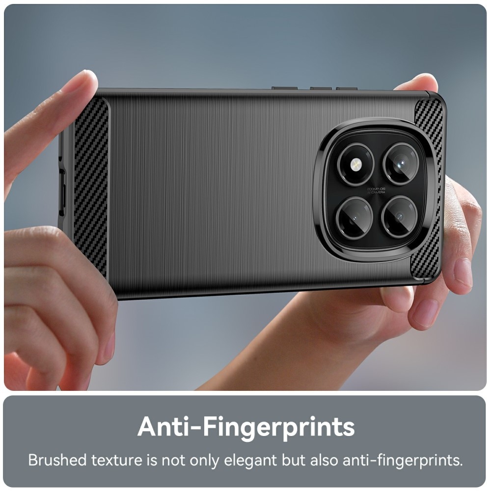 Szénálló zselés tok Xiaomi Redmi Note 14 Pro - fekete