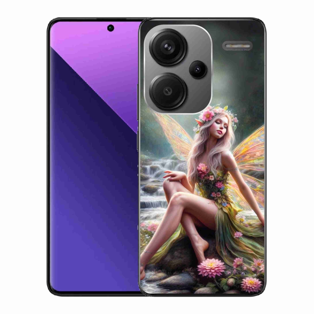 Gél borítás mmCase a Xiaomi Redmi Note 13 Pro+ 5G - pillangó nő 1