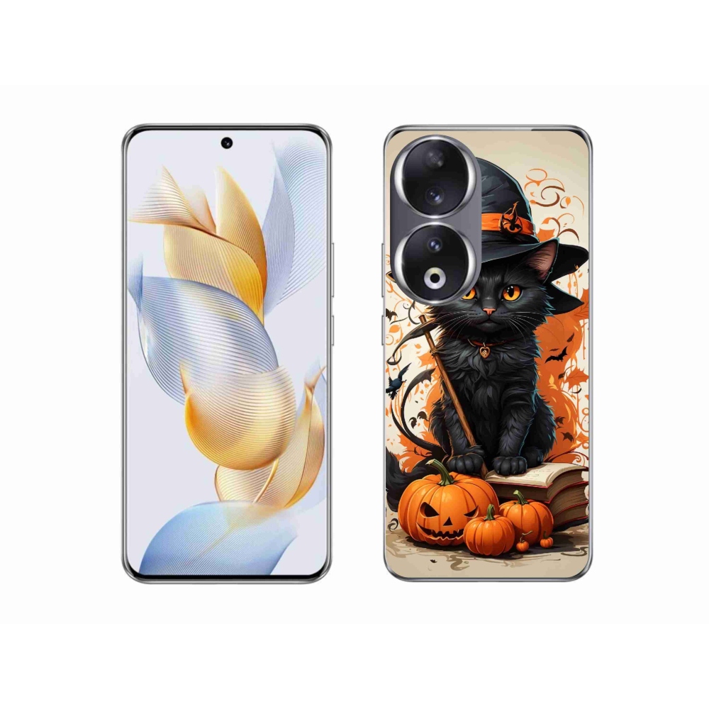 Zselés borítás mmCase Honor 90 - cat wizard számára
