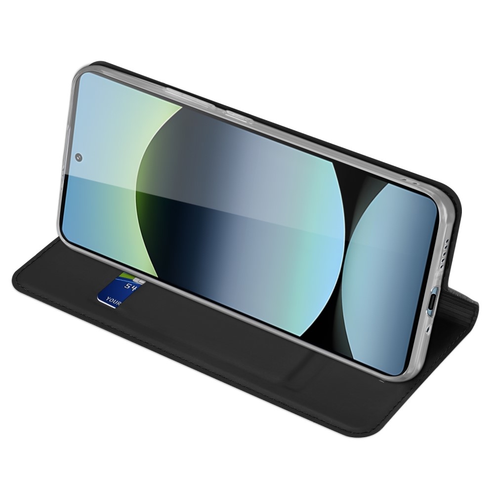 DUX könyvtáska Xiaomi Redmi Note 14S-hez - fekete