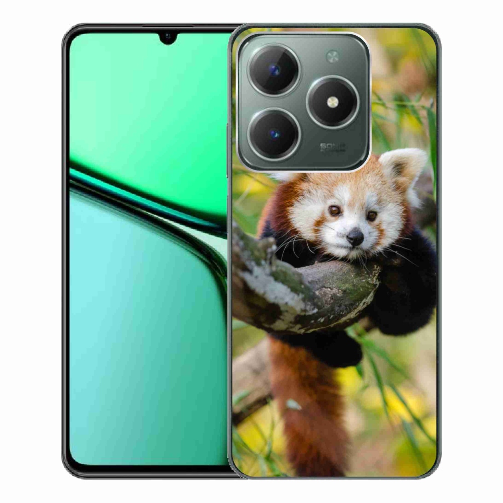 Zselés borítás mmCase a Realme C61 készülékhez - pandavörös