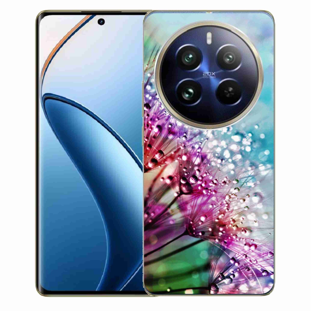 Gél borítás mmCase a Realme 12 Pro 5G/12 Pro+ 5G számára - színes virágok