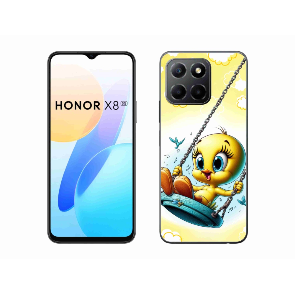 Gél borítás mmCase a Honor X8 5G/Honor 70 Lite 5G számára - tweets