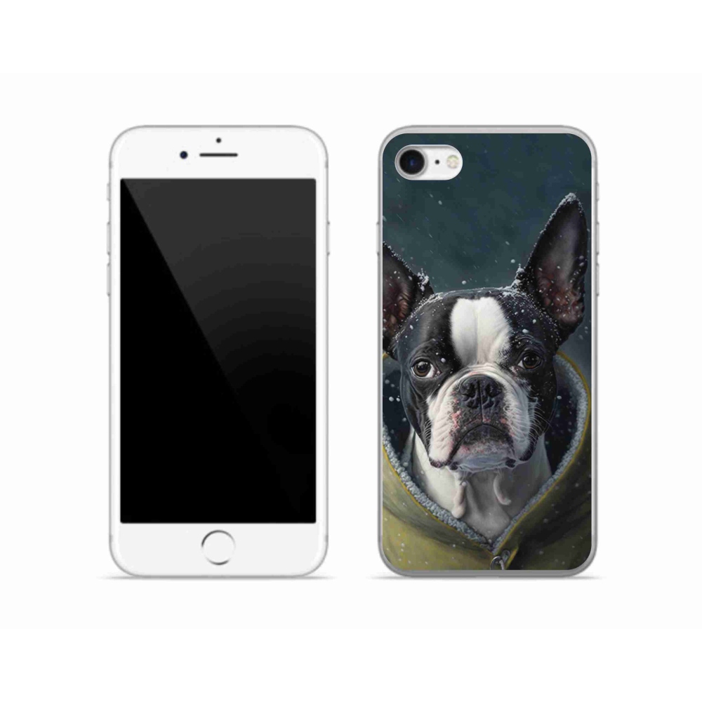 Zselés borítás mmCase iPhone SE (2020) - bulldog