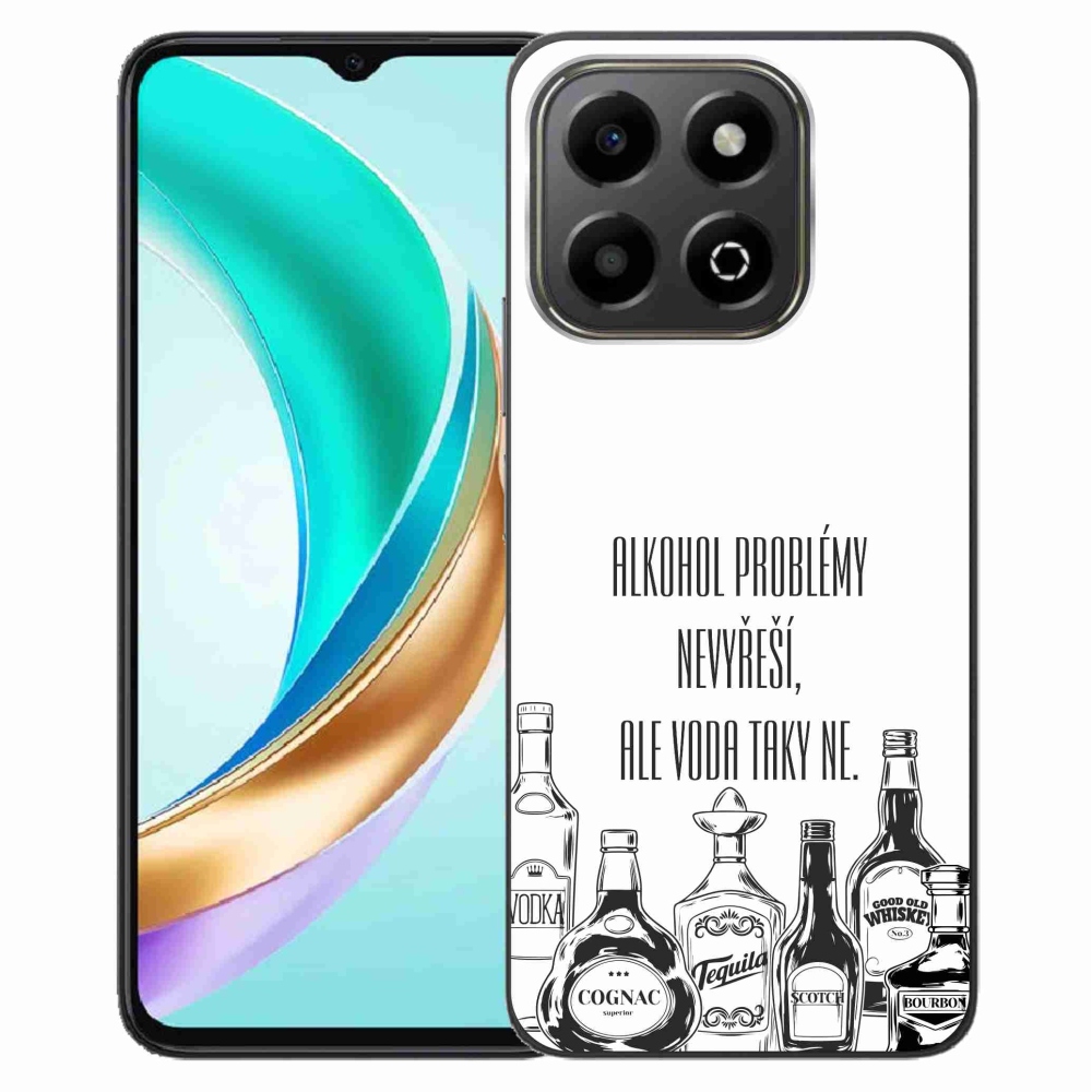 Gél borító mmCase a Honor X6b készülékhez - vicces szöveg fehér háttérrel