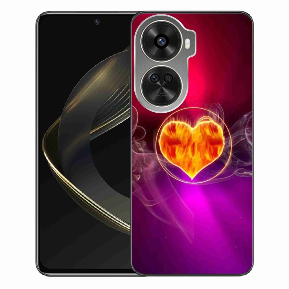 Gél borítás mmCase a Huawei Nova 12 SE számára - tüzes szív