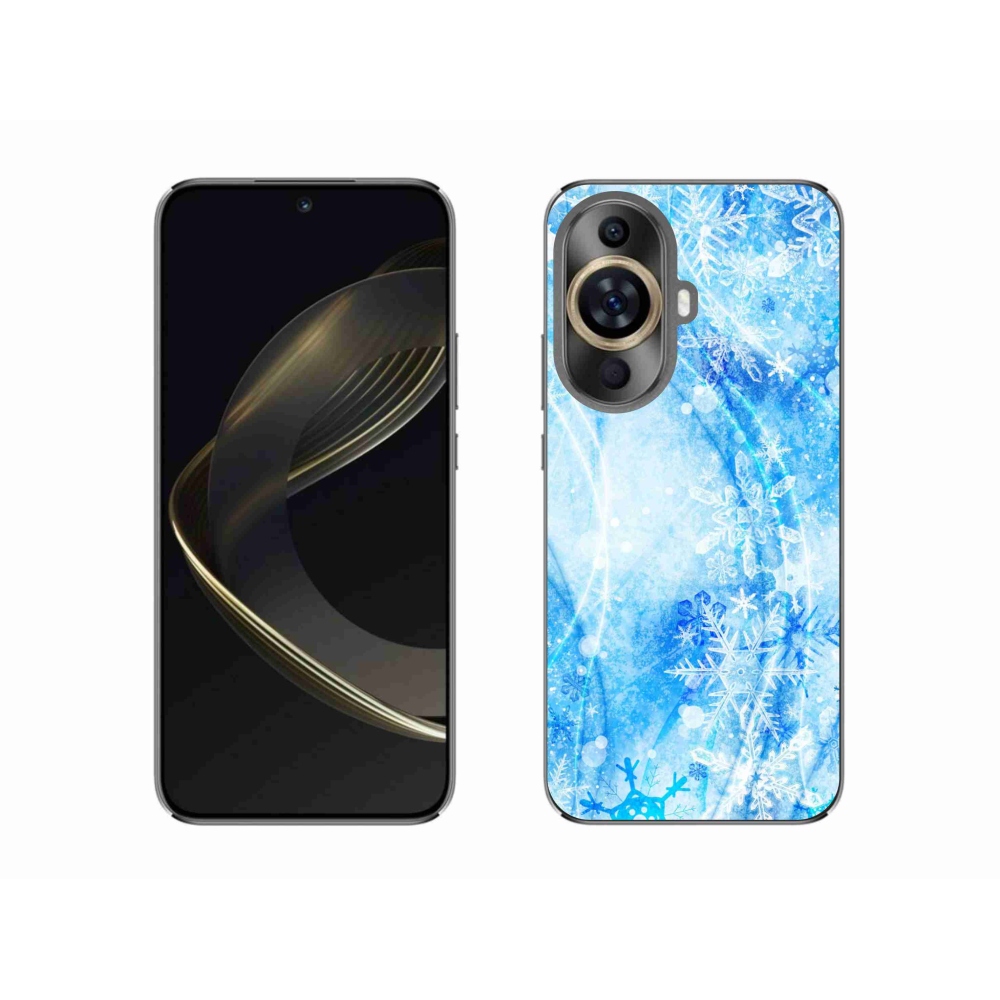 Gél borító mmCase a Huawei Nova 11-en - hópelyhek